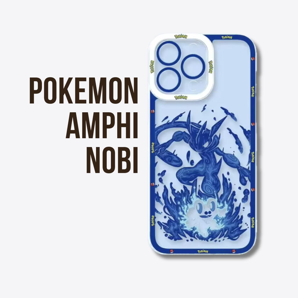 Coque Pokémon souple et transparente pour iPhone 6–15 Pro Max