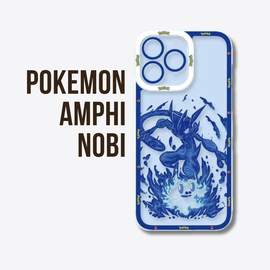 Coque Pokémon souple et transparente pour iPhone 6–15 Pro Max