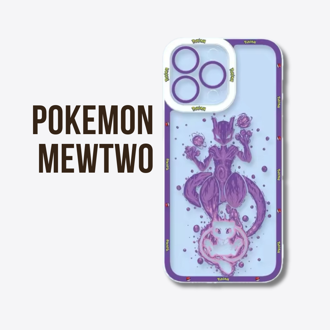 Coque Pokémon souple et transparente pour iPhone 6–15 Pro Max