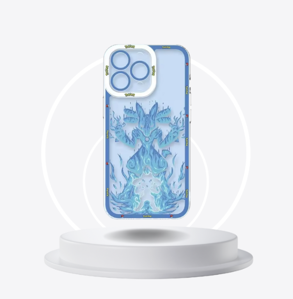 Coque Pokémon souple et transparente pour iPhone 6–15 Pro Max